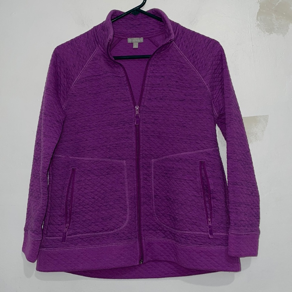 Size SP Women’s Talbots Purple Zipper Jacket